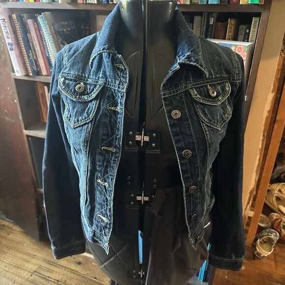 Celebrity Pink denim elevated basics minimalist S jacket - Picture 1 of 4
